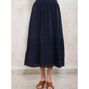 COLLECTIVA CONCEPCION Women's Marcia Skirt Size 4 In Indigo